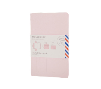 картинка Почтовый набор Moleskine Postal Notebook, Pocket (9х14см), розовый от магазина Молескинов