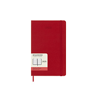 Ежедневник Moleskine Classic 2025, Large (13x21 см), красный