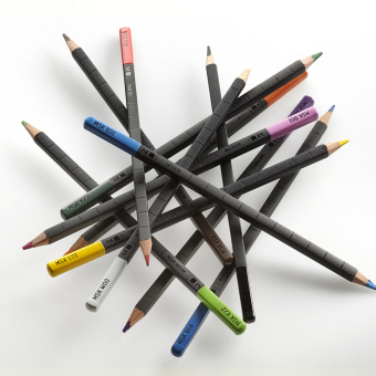 картинка Набор цветных акварельных карандашей Moleskine Watercolour (12 цветов) от магазина Молескинов