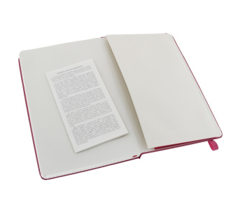 картинка Записная книжка Moleskine Classic (в клетку), Large (13х21см), розовая от магазина Молескинов