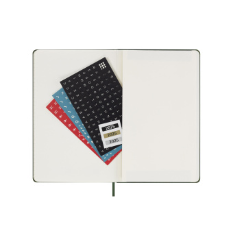 картинка Еженедельник Moleskine Classic 2025, Large (13x21 см), зеленый от магазина Молескинов