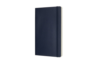картинка Записн книж Moleskine Classic Soft(мягкая обложка),в лин,Large(13х21 см),син,без пленки,b2b от магазина Молескинов