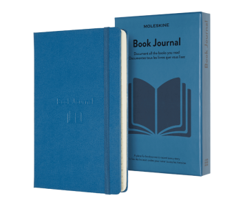 картинка Записная книжка Moleskine Passion Book Journal, Large (13x21см), синяя от магазина Молескинов