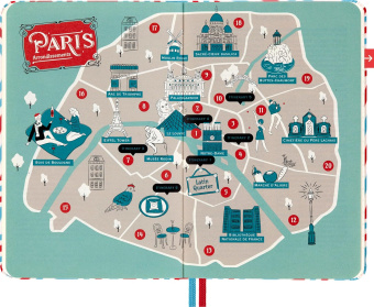 картинка Записная книжка - путеводитель Moleskine "LUXE City", Paris, Pocket (9х14 см) от магазина Молескинов