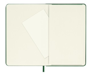 картинка Записная книжка Moleskine Classic (нелинованная), Pocket (9x14см), зеленая от магазина Молескинов