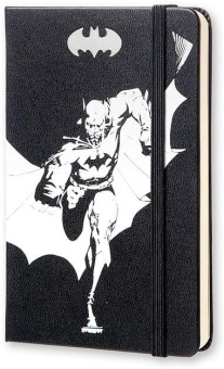 картинка Записная книжка Moleskine Limited Edition "Batman", pocket (9 x 14 см), твердая обложка, нелинованный, черный от магазина Молескинов