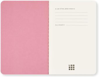 картинка Набор из 4 тетрадей Moleskine Cahier Limited Edition BlackPink, нелинованные, Pocket (9х14см), черные и розовые от магазина Молескинов