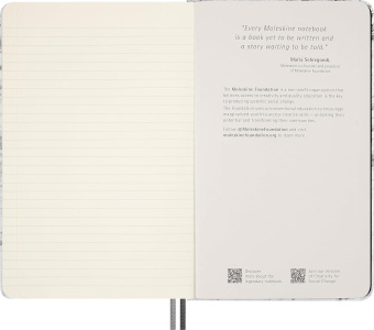 картинка Записная книжка Moleskine Limited Edition "NASA Inspired", (в линию), Large (13 х 21 см), светло-серая от магазина Молескинов
