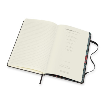 картинка Записная книжка Moleskine Studio Collection (в линейку), DINARA MIRTALIPOVA, Large (13х21см), черная от магазина Молескинов