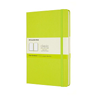 Записная книжка Moleskine Classic (нелинованная), Large (13х21см), салатовая