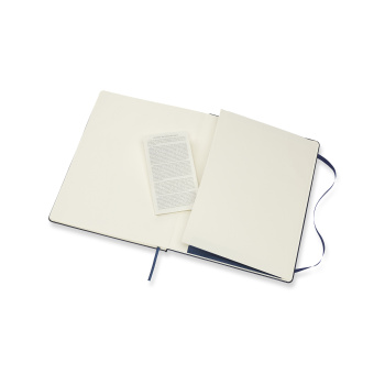 картинка Записная книжка Moleskine Classic (в точку), XLarge (19х25см), синяя от магазина Молескинов