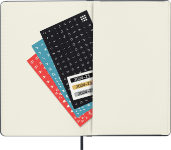 картинка Еженедельник Moleskine Classic (2024-2025), Large (13x21 см), синий от магазина Молескинов