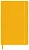 картинка Записная книжка Moleskine Classic Silk (тканевая обложка), (в линейку), Large (13х21см), оранжево-желтая от магазина Молескинов