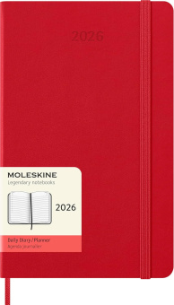 картинка Ежедневник Moleskine Classic 2026, Large (13x21 см), красный от магазина Молескинов