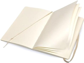 картинка Записная книжка Moleskine Classic Soft(мягкая обложка), нелинованная, Large (13х21см), бежевый B2B от магазина Молескинов