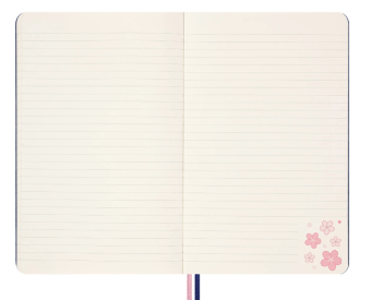 картинка Записная книжка Moleskine Limited Edition Sakura, Large (13x21см), в линию, в подарочной коробке от магазина Молескинов