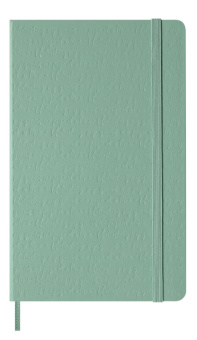 картинка Записная книжка Moleskine Classic с цветным узором  (нелинованный), Large (13х21см), шалфейно зеленый от магазина Молескинов