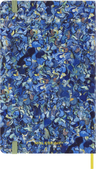 картинка Записная книжка Moleskine Limited Edition Van Gogh Museum, в линейку, Large (13x21см), синяя от магазина Молескинов