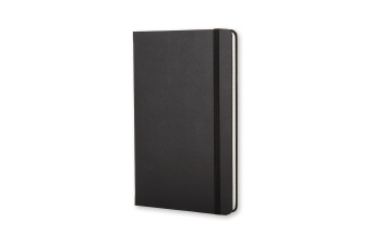 картинка Записная книжка Moleskine Classic (в линейку), Large (13х21см), черная от магазина Молескинов