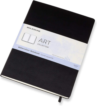 картинка Акварельный скетчбук Moleskine Art, A4 (21x29,7 см), черный от магазина Молескинов