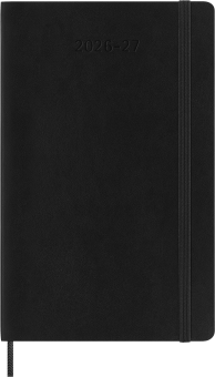 картинка Еженедельник  18 месяцев Moleskine Classic (мягкая обложка) (2026-2027), Large (13x21 см), черный от магазина Молескинов