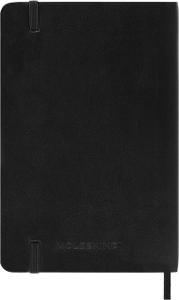 картинка Ежедневник Moleskine Classic Soft (мягкая обложка), 2025, Pocket (9x14 см), черный от магазина Молескинов