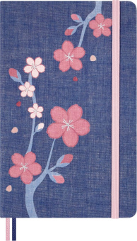 картинка Записная книжка Moleskine Limited Edition Sakura, Pocket (9x14см), в линию, в подарочной коробке от магазина Молескинов