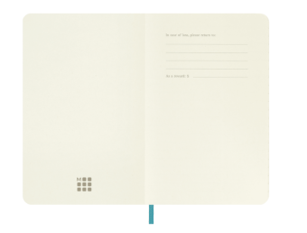 картинка Записная книжка Moleskine Classic Soft (в линейку), Pocket (9х14 см), голубая от магазина Молескинов