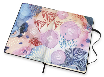 картинка Записная книжка Moleskine Studio Collection (в линейку), YELLENA JAMES, Large (13х21см), черная от магазина Молескинов