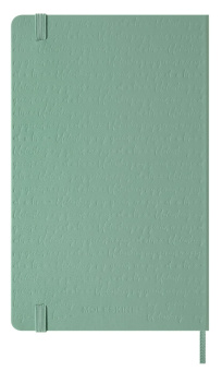 картинка Записная книжка Moleskine Classic с цветным узором  (нелинованный), Large (13х21см), шалфейно зеленый от магазина Молескинов