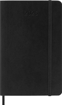 картинка Ежедневник Moleskine Classic Soft (мягкая обложка), 2026, Pocket (9x14 см), черный от магазина Молескинов