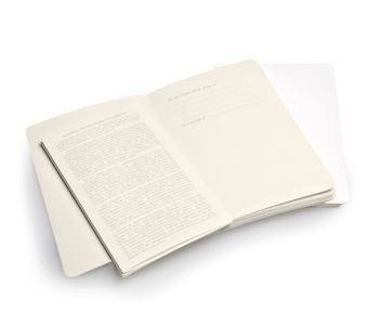 картинка Записная книжка Moleskine Volant (в линейку, 2 шт.), Pocket (9х14см), белая от магазина Молескинов