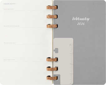 картинка Еженедельник Moleskine Spiral Soft (в мягкой обложке) 2026, Large (13x21 см), черный от магазина Молескинов