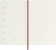 картинка Еженедельник 18 месяцев Moleskine Classic 2025 - 2026, Large (13x21 см), мягкая обложка, красный от магазина Молескинов