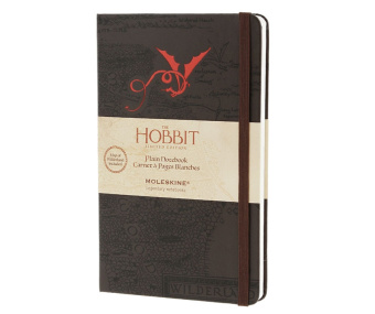 картинка Записная книжка Moleskine Hobbit (нелинованная), Pocket (9х14см), черный от магазина Молескинов