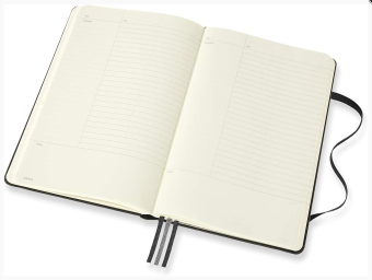 картинка Записная книжка Moleskine PRO PROJECT PLANNER,  XLarge (19х25см), твердая обложка, в линейку, черный от магазина Молескинов