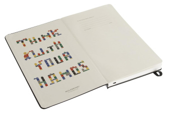 картинка Записная книжка Moleskine  Limited Edition "Lego" (в линейку), Large (13х21см), черная, в твердой обложке от магазина Молескинов