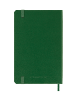картинка Записная книжка Moleskine Classic (нелинованная), Pocket (9x14см), зеленая от магазина Молескинов