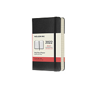 Ежедневник Moleskine Classic 2022, Pocket (9x14 см), черный