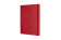 картинка Записная книжка Moleskine Classic Soft (мягкая обложка), нелинованная, XLarge (19х25см), красная от магазина Молескинов