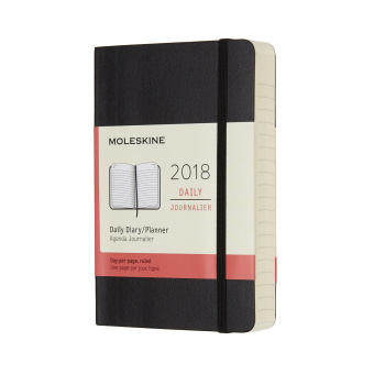 картинка Ежедневник Moleskine Classic Soft (2018), Pocket с тиснением на обложке и в подарочной упаковке от магазина Молескинов