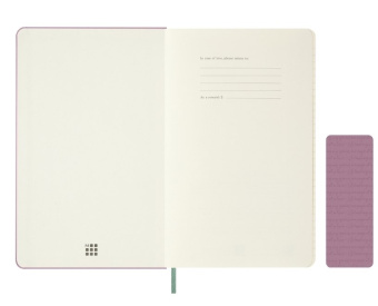 картинка Записная книжка Moleskine Classic с цветным узором (в линейку), Large (13х21см), розовый от магазина Молескинов