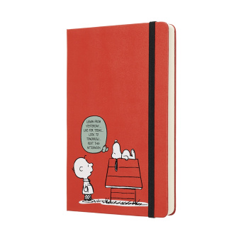картинка Ежедневник Moleskine Peanuts (2019), Large (13x21 см), красный от магазина Молескинов
