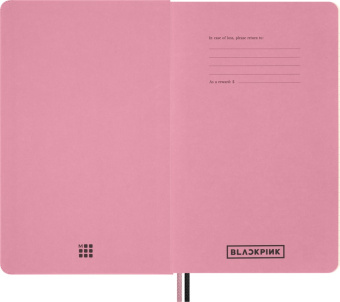 картинка Еженедельник BLACKPINK x Moleskine  Limited Edition Planner 2026-2027 на 18 месяцев Large (13х21 см) (без подарочной упаковки) от магазина Молескинов