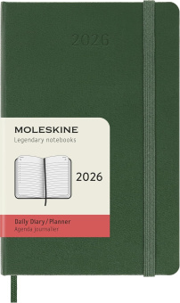 картинка Ежедневник Moleskine Classic 2026, Pocket (9x14 см), зеленый от магазина Молескинов
