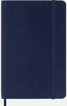 картинка Ежедневник Moleskine Classic Soft (мягкая обложка), 2026, Pocket (9x14), синий от магазина Молескинов