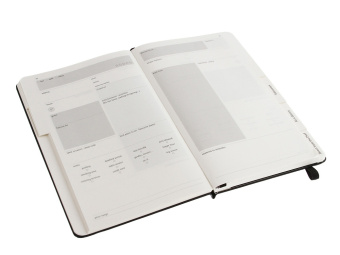 картинка Записная книжка Moleskine Passion Restaraurant Journal, Large (13x21см), черная от магазина Молескинов