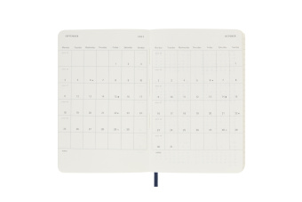 картинка Еженедельник Moleskine Classic Soft (мягкая обложка), 2023, Pocket (9x14 см), черный от магазина Молескинов