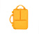картинка Сумка Moleskine Bag Organizer, Storage Panel 13,5" (33.5 x 24.5 x 6), желтый от магазина Молескинов