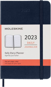 картинка Ежедневник Moleskine Classic 2023, Pocket (9x14 см), синий от магазина Молескинов